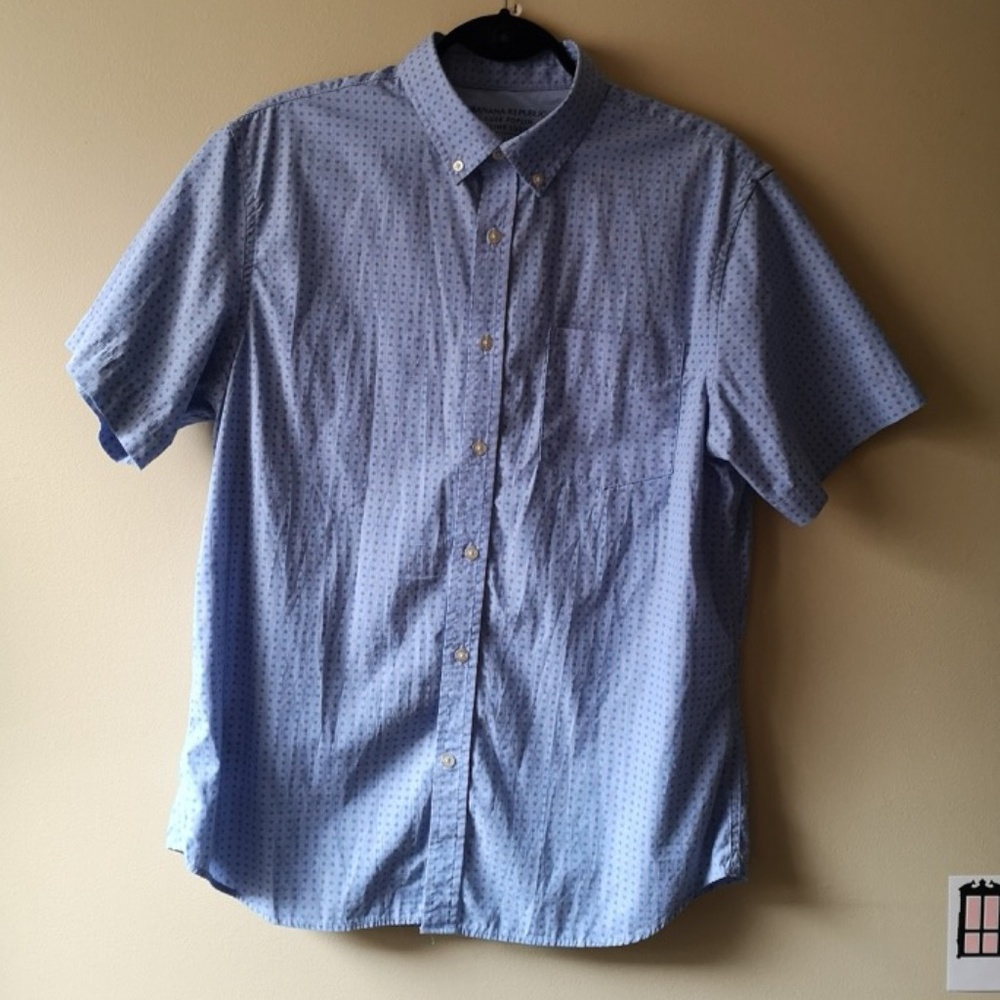 Banana Republic Luxe Button-Down Men's Dress Shirt